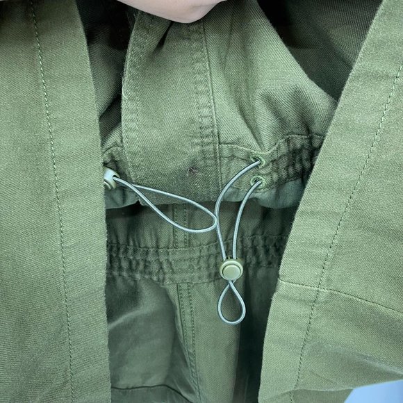 Madewell Highbury Military Jacket in Kale Green Size XL - Picture 8 of 10